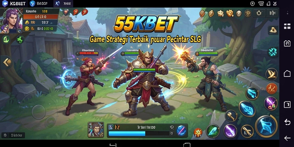 Tangkapan layar 55KBET menampilkan aksi strategi yang mendebarkan.