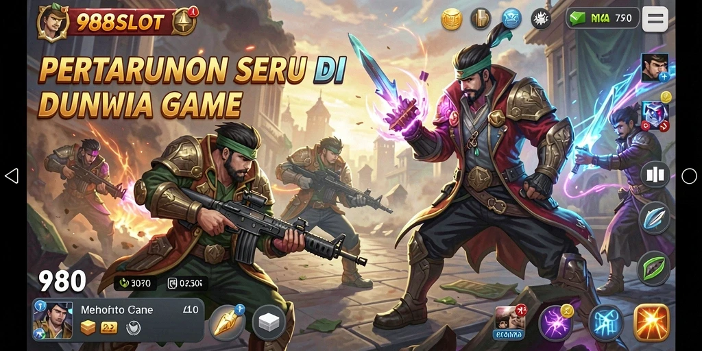 Gameplay menarik dalam pertarungan di 988SLOT.