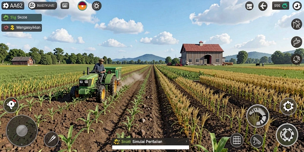 Gameplay menarik di dunia pertanian yang menantang.