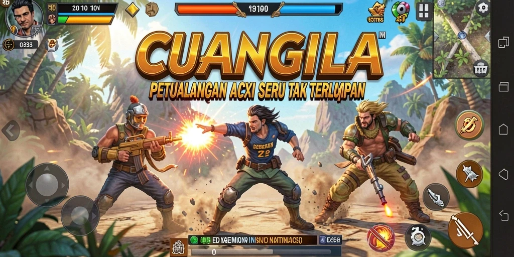 Tampilan seru CUANGILA dengan aksi bertarung mendebarkan.