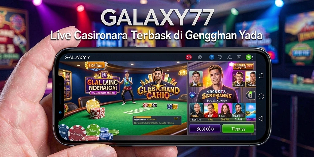 Gameplay mendebarkan di GALAXY77 yang penuh interaksi.