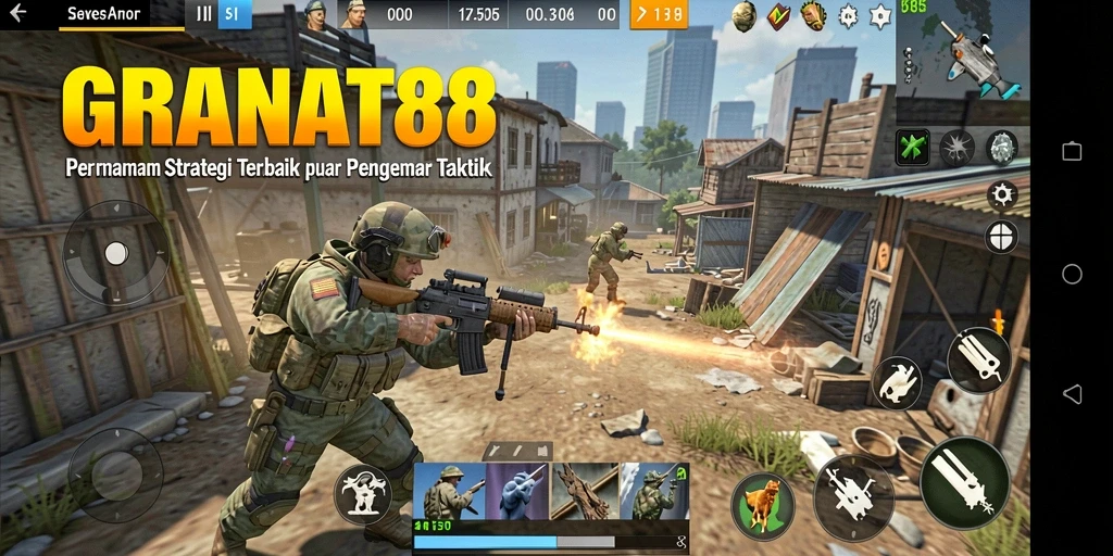 Tangkapan layar utama GRANAT88 menampilkan aksi strategi yang mendebarkan.