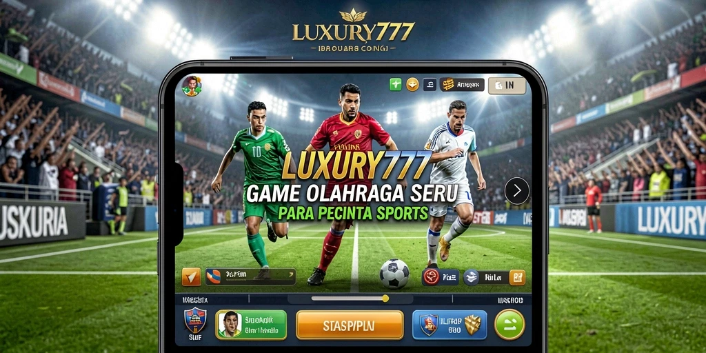 Tampilan gameplay seru dari LUXURY777 yang penuh aksi olahraga.