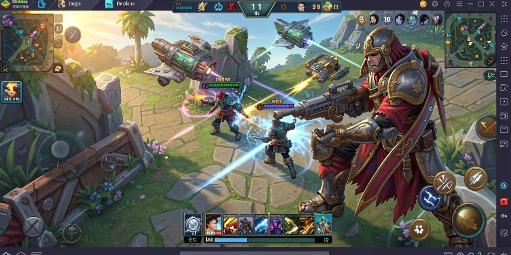 Tampilan strategi yang mendebarkan dalam gameplay RP6789.