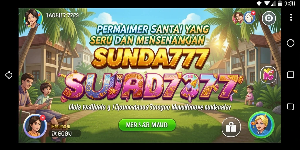 Tangkapan layar gameplay SUNDA777 yang penuh warna dan menyenangkan.