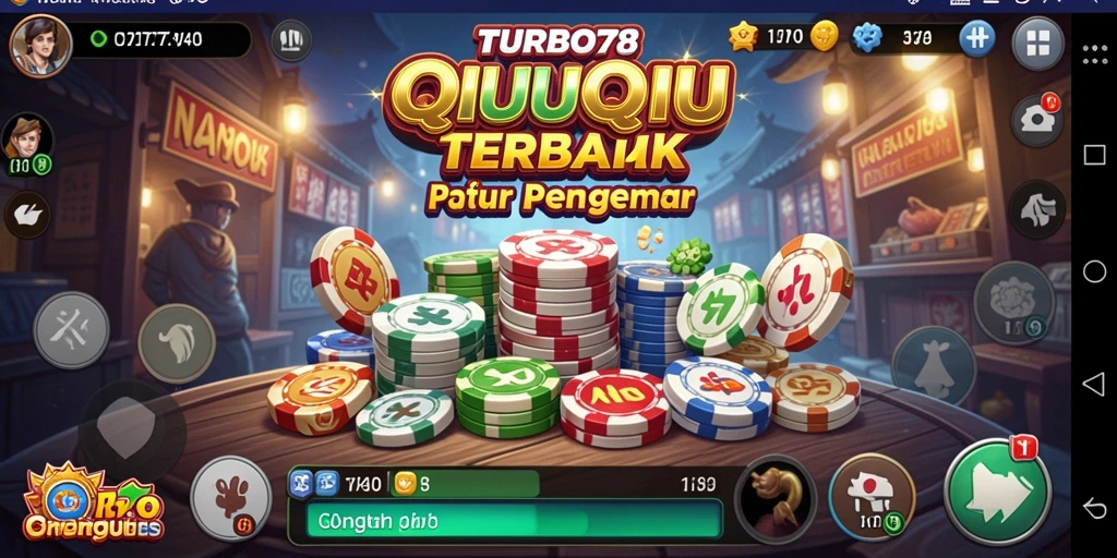 Screenshot gameplay TURBO78 yang menampilkan aksi seru QiuQiu.